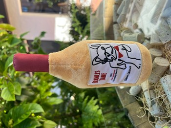 Dog Wine Bottle Toy