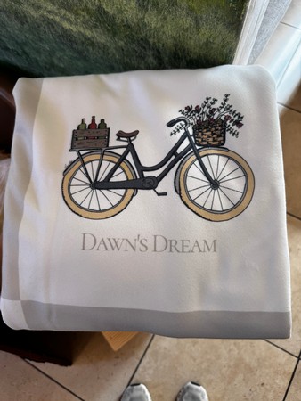 Blanket (shoe, bike, tub)